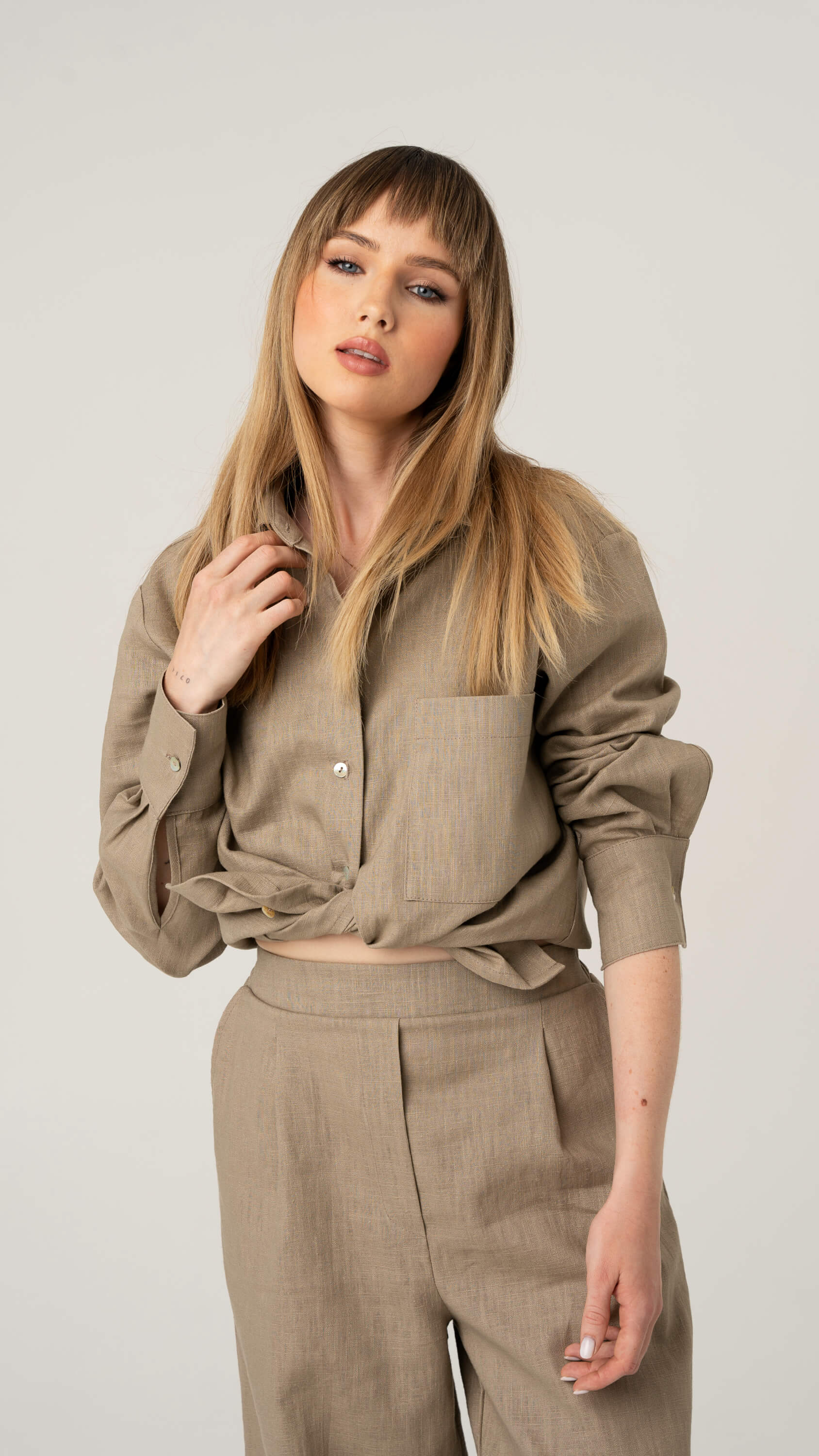 Lininis kostiumėlis "CMF by Kamilė" CMF375