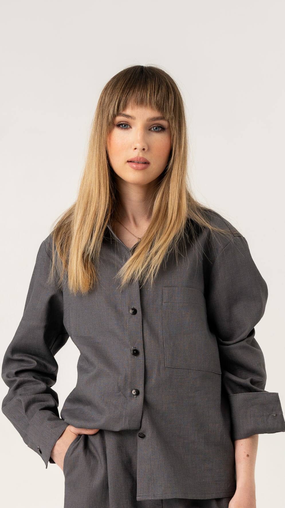 Lininis kostiumėlis "CMF by Kamilė" CMF376