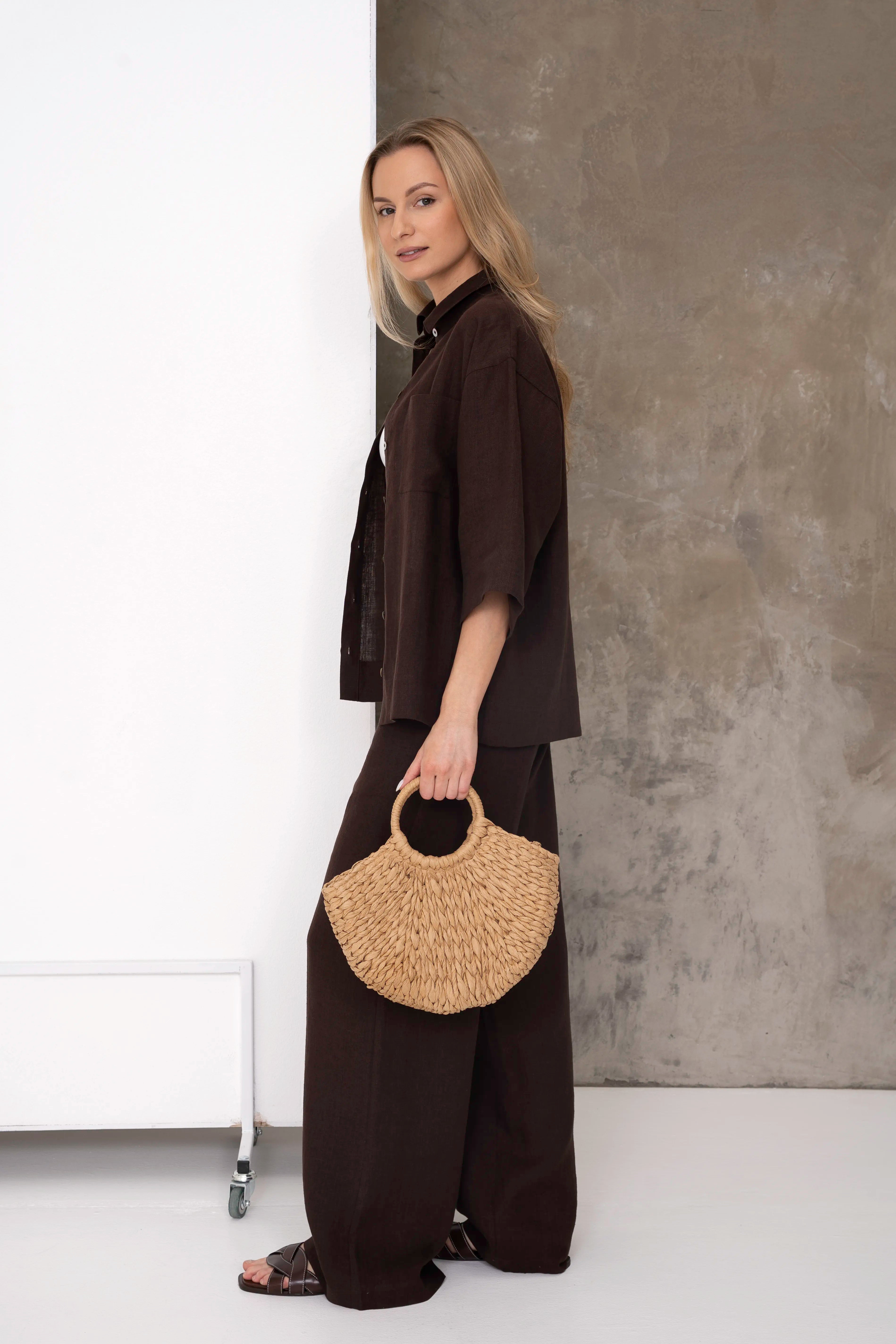 Linen trousers “Saulė” CMF576-9