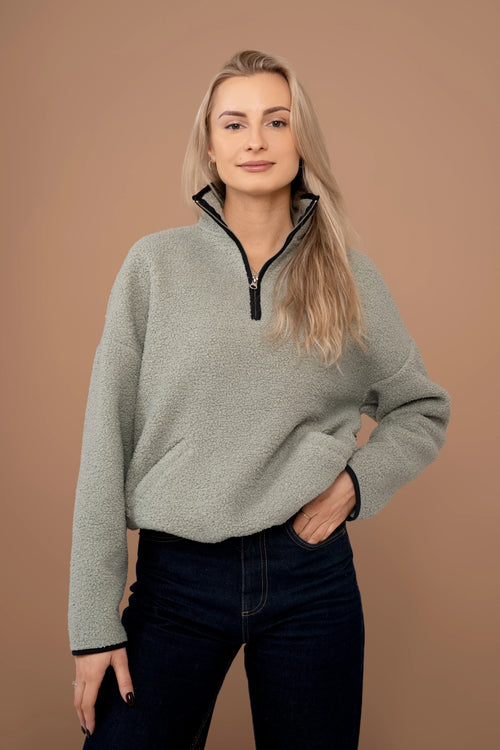 Oversized teddy sweatshirt “Dana” CMF570-17