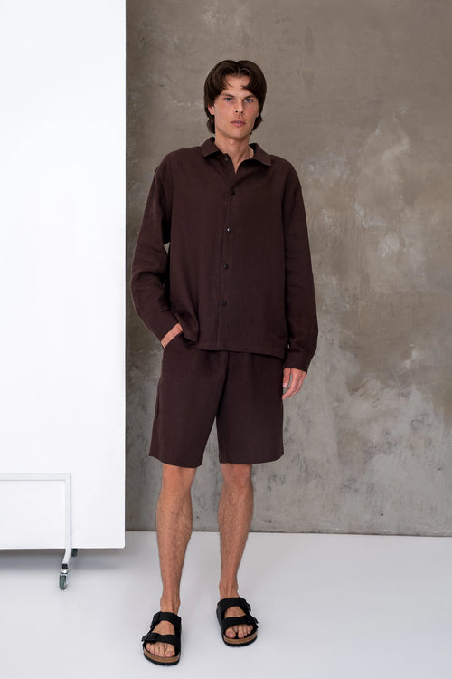 Men’s linen shorts “Tauras” CMF582-9